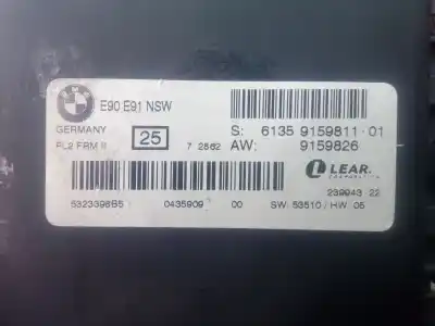 Second-hand car spare part electronic module for bmw serie 3 touring (e91) 2.0 16v diesel oem iam references 6135915981101  