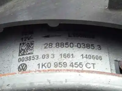 Pezzo di ricambio per auto di seconda mano elettroventola per audi a3 (8p) 1.9 tdi ambiente riferimenti oem iam 1k0959456ct ø diametro: 290mm 