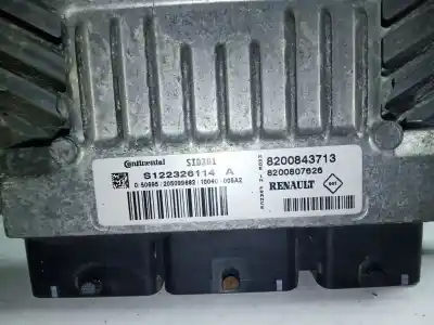 Автозапчастина б/у ебу контролер двигуна для renault grand modus 1.5 dci diesel 106 cv / 78 kw посилання на oem iam s122326114a - 8200843713 - 8200807626 sid301 