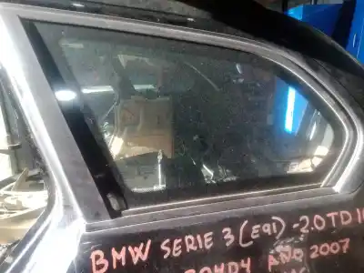 Second-hand car spare part left rear triangle quarter glass for bmw serie 3 touring (e91) 2.0 16v diesel oem iam references 