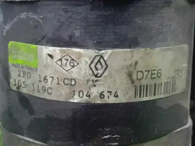 Автозапчастина б/у двигун запускається для renault clio ii fase ii (b/cb0) 1.2 16v посилання на oem iam d7e6 - 105119c  