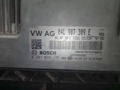 Peça sobressalente para automóvel em segunda mão centralina de motor uce por seat toledo iv (kg3) 1.6 tdi referências oem iam 04l907309e