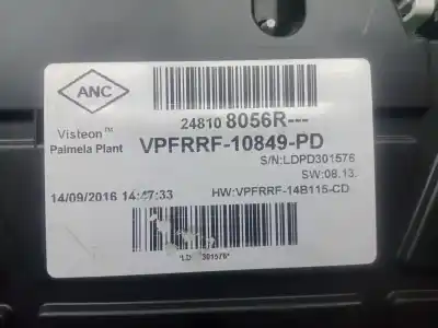 Second-hand car spare part dashboard for renault captur i (j5_, h5_) 0.9 tce 90 oem iam references 248108056r - vpfrrf10849pd  