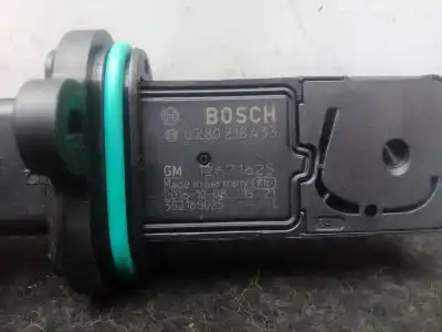 Автозапчастина б/у витратомір повітря для opel astra k (b16) 1.4 turbo (68) посилання на oem iam 0280218433 - 12671625  