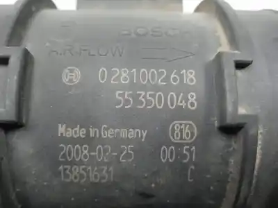 Pezzo di ricambio per auto di seconda mano misuratore di flusso per opel corsa d (s07) 1.3 cdti (l08 l68) riferimenti oem iam 0281002618 - 55350048  