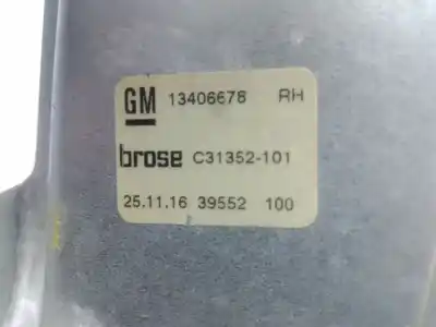 Автозапчастина б/у регулятор скла заднього правого для opel astra k (b16) 1.4 turbo (68) посилання на oem iam c31352101  