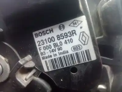 Автозапчастина б/у генератор для renault captur i (j5_, h5_) 0.9 tce 90 посилання на oem iam 231008593r - f000bl0410  