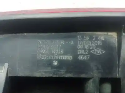Автозапчасти б/у центральный стоп-сигнал за renault captur i (j5_, h5_) 0.9 tce 90 ссылки oem iam 265902759r - 90023917  