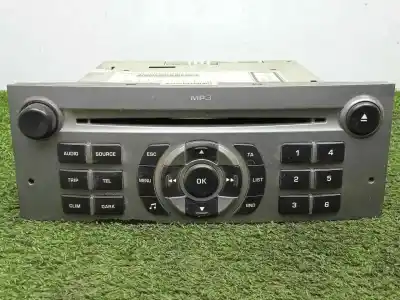 Pezzo di ricambio per auto di seconda mano Impianto Audio / Radio Cd per PEUGEOT 407 2.0 16V HDi CAT (RHR / DW10BTED4) Riferimenti OEM IAM 9660647677  