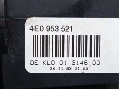 Автозапчастина б/у многофункційне управління для audi a8 d3 (4e2, 4e8) 3.7 quattro посилання на oem iam 4e0953521  