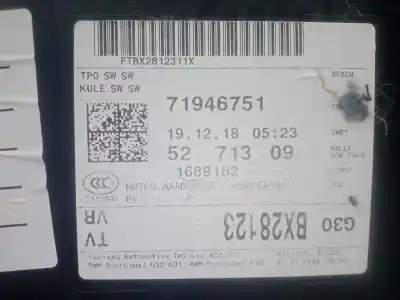Автозапчастина б/у обработка передніх правіх дверей для bmw 5 (g30, f90) 520 d посилання на oem iam 71946751 - 5271309  