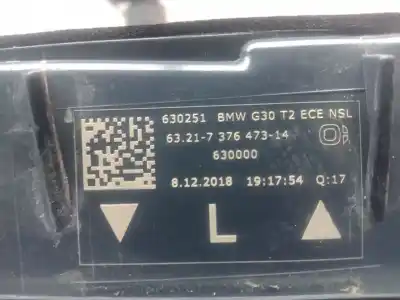 Автозапчастина б/у внутрішній лівий задній ліхар для bmw 5 (g30, f90) 520 d посилання на oem iam 630341 - 630251 - 6321737647  