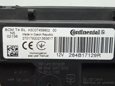 Second-hand car spare part comfort module for dacia spring ev (b6m1) oem iam references a3c07459902 - 284b17129r bcmt4sl 