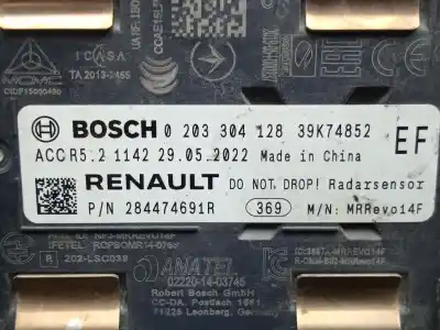 Автозапчастина б/у блок управління abs для dacia spring ev (b6m1) посилання на oem iam 0203304128 - 39k74852 - 284474691r  