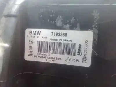 Second-hand car spare part right headlight for bmw 1 (e81) 116 d oem iam references 7193388  2 patillas rotas