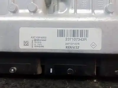 Автозапчастина б/у ебу контролер двигуна для renault megane iv fastback (b9a/m/n_) 1.5 dci 90 (b9a1) посилання на oem iam 237107343r 237107137r - a2c10818200 