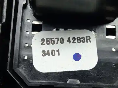 Second-hand car spare part rearview side mirror switch for dacia spring ev (b6m1) oem iam references 255704283r - 3401  