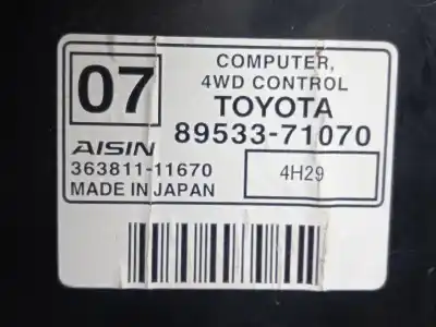 Second-hand car spare part electronic module for toyota hilux vii pick-up (_n1_, _n2_, _n3_) 2.5 d-4d (kun15, kun35) oem iam references 8953371070 - 36381111670 - 4h29   Second-hand car spare part electronic module for toyota hilux vii pick-up (_n1_, _n2_, _n3_) 2.5 d-4d (kun15, kun35) oem iam references 8953371070 - 36381111670 - 4h29