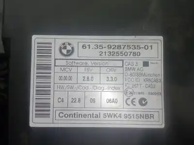 Pezzo di ricambio per auto di seconda mano modulo elettronico per mini mini countryman (r60) one d riferimenti oem iam 928753501 - 21325500780  
