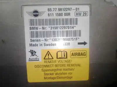 Автозапчастина б/у блок управління подушками безпеки для mini mini countryman (r60) one d посилання на oem iam 65779812297 - 611158000r  