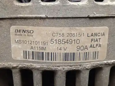 Автозапчастина б/у генератор для opel combo furgoneta/monovolumen (x12) 1.3 cdti (b05) посилання на oem iam 51854910 - ms1012101191 90 a 