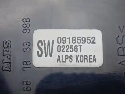 Автозапчасти б/у выключатель левого переднего окна за opel vectra c (z02) 2.0 dti 16v (f69) ссылки oem iam 09185592 - 02256t  