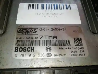 Gebrauchtes Autoersatzteil ECU-MOTORSTEUERGERÄT UCE Motorsteuergerät zum MAZDA 3 (BK)  OEM-IAM-Referenzen 0281012530 7TMA 