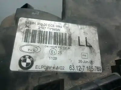 Peça sobressalente para automóvel em segunda mão farol / farolim esquerdo por bmw 3 touring (e46) 320 d referências oem iam 63127165769 01 - 05 