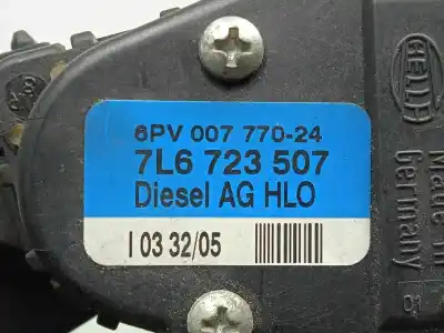 Автозапчастина б/у педальний потенціометр для volkswagen touareg (7la, 7l6, 7l7) 2.5 r5 tdi посилання на oem iam 7l6723507 - 6pv00777024   Автозапчастина б/у педальний потенціометр для volkswagen touareg (7la, 7l6, 7l7) 2.5 r5 tdi посилання на oem iam 7l6723507 - 6pv00777024