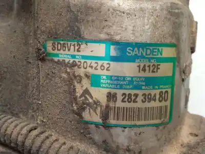 Автозапчасти б/у компрессор кондиционера воздуха за peugeot 206 fastback (2a/c) 1.6 16v ссылки oem iam sd6v121412f - 9628239480  