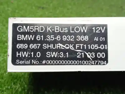 Peça sobressalente para automóvel em segunda mão módulo de confort / bsi /bcm por bmw 3 (e46) 320 d referências oem iam 61356932368 - 689667 - ft110501  sw3.1