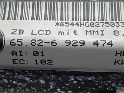 Second-hand car spare part gps navigation system for bmw serie 7 (e65/e66) 3.0 turbodiesel cat oem iam references 65826929474 - 6929474  