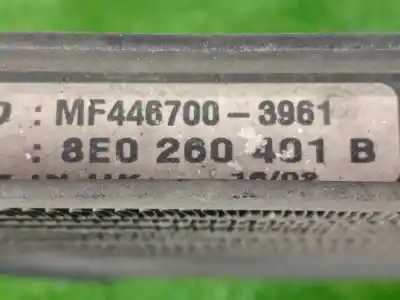 Peça sobressalente para automóvel em segunda mão condensador / radiador de ar condicionado por audi a4 avant (8e) 1.9 tdi (96kw) referências oem iam 8e0260401b  386x577x16