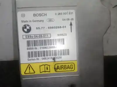 Peça sobressalente para automóvel em segunda mão centralina de airbag por bmw 1 (e87) 120 d referências oem iam 6577696026801 - 0285001531  