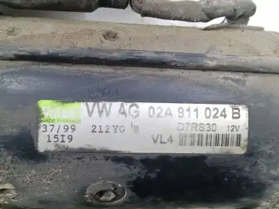 Second-hand car spare part starter motor for seat toledo ii (1m2) 1.9 tdi oem iam references 02a911024b - d7rs30  