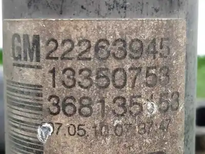 Автозапчастина б/у комплект задніх амортизаторов для opel meriva b monospace (s10) 1.4 lpg (75) посилання на oem iam 22263945 - 13350753 - 368135153  
