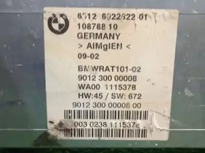 Pezzo di ricambio per auto di seconda mano modulo elettronico per bmw 7 (e65, e66, e67) 730 d riferimenti oem iam 6512692282201  