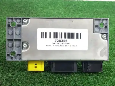 Second-hand car spare part airbag control unit for bmw 7 (e65, e66, e67) 730 d oem iam references 65776929558 - 0371250600039937  