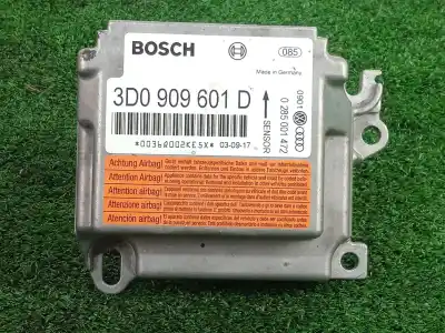 Second-hand car spare part AIRBAG CONTROL UNIT for VOLKSWAGEN TOUAREG (7LA, 7L6, 7L7)  OEM IAM references 3D0909601D - 0285001472  