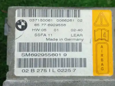 Second-hand car spare part airbag control unit for bmw 7 (e65, e66, e67) 730 d oem iam references 65776929556  