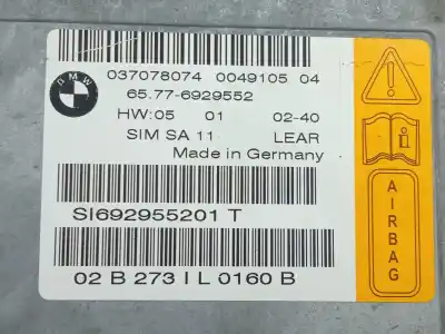 Tweedehands auto-onderdeel airbag besturingseenheid voor bmw 7 (e65, e66, e67) 730 d oem iam-referenties 65776929552  
