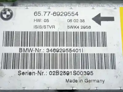Second-hand car spare part airbag control unit for bmw 7 (e65, e66, e67) 730 d oem iam references 65776929554 - 34692955401  