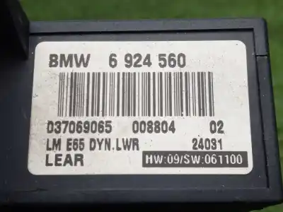 Second-hand car spare part light control unit for bmw 7 (e65, e66, e67) 730 d oem iam references 6924560 - 03706906500880402 3.coenctores 
