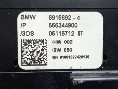 Pezzo di ricambio per auto di seconda mano modulo elettronico per bmw 7 (e65, e66, e67) 730 d riferimenti oem iam 6916692 - 555344900 - 05116712  
