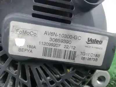 Second-hand car spare part alternator for mazda 3 (bl) 1.6 mzr cd (bl14) oem iam references 30659390 150ah - polea.embrague 