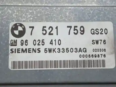 Second-hand car spare part automatic gearbox control unit for bmw 3 compact (e46) 320 td oem iam references 7521759 - 7521814  
