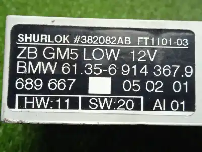 Second-hand car spare part comfort module for bmw 3 compact (e46) 320 td oem iam references 613569143679  