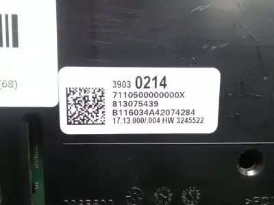 Second-hand car spare part dashboard for opel insignia a (g09) 1.6 cdti (68) oem iam references 7110500000000x - 813075439 - b116034a42074284  