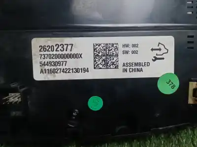 Pezzo di ricambio per auto di seconda mano controllo climatico per opel insignia a (g09) 1.6 cdti (68) riferimenti oem iam 26202377 - 736702000000x - 544930977 - a1160274221   Pezzo di ricambio per auto di seconda mano controllo climatico per opel insignia a (g09) 1.6 cdti (68) riferimenti oem iam 26202377 - 736702000000x - 544930977 - a1160274221