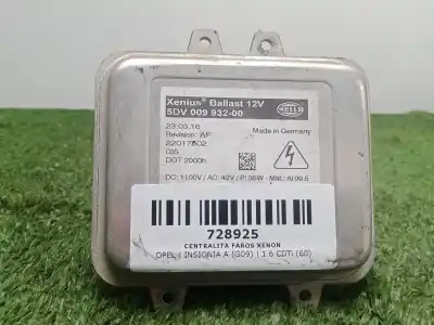 Gebrauchtes Autoersatzteil STEUERGERÄT XENON-SCHEINWERFER zum OPEL INSIGNIA A (G09)  OEM-IAM-Referenzen 5DV00993200 - 22017502 - 39005740201  